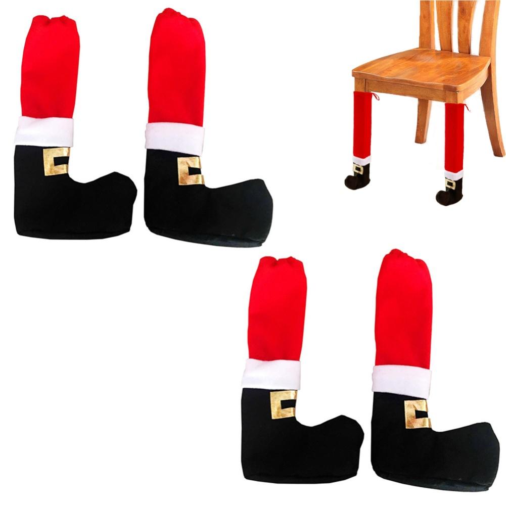 4 Pieces Christmas Furniture Socks for Chair Table Legs with Elastic Fit for Floor Protection and For Holiday Use
4 Pieces Christmas Furniture Socks for Chair Table Legs with Elastic Fit for Floor Protection and For Holiday Use