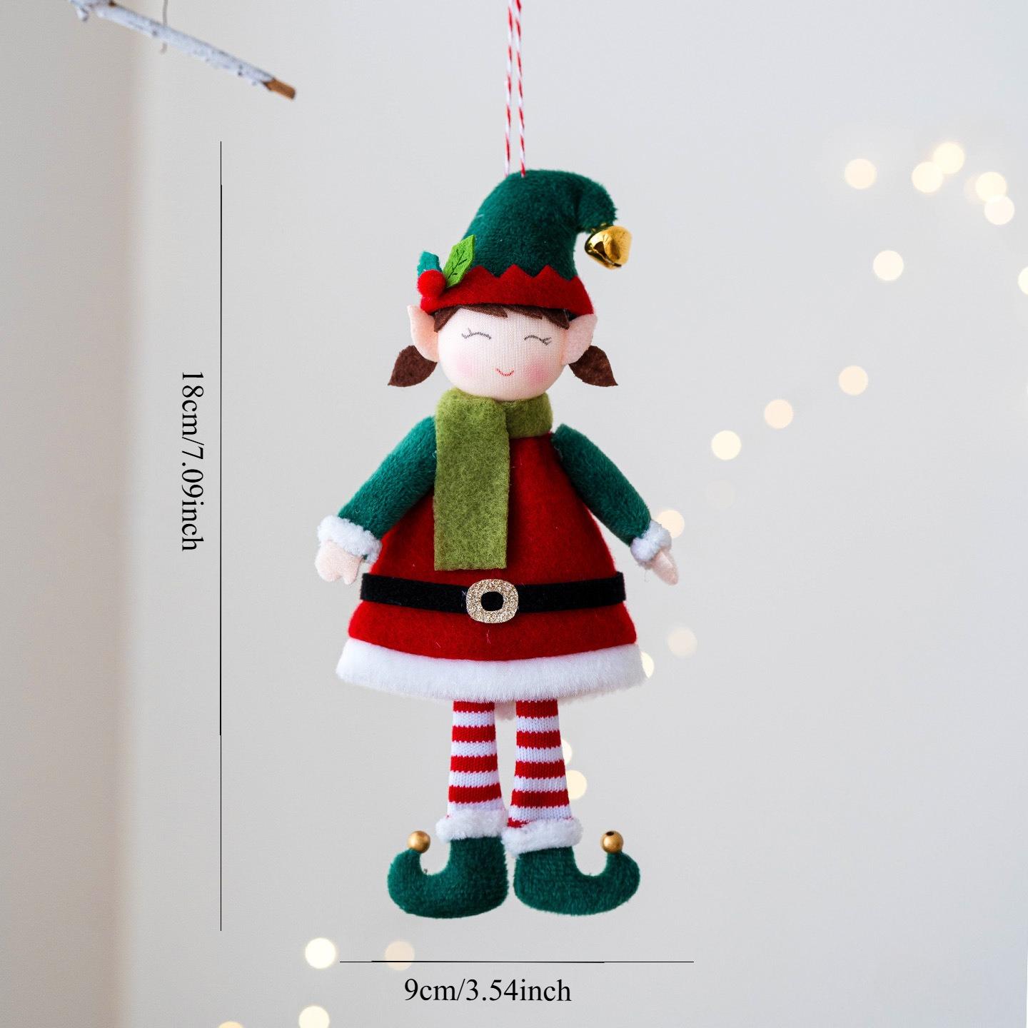 1 шт. милая кукла-подвеска в виде пары эльфов, шляпа, подвесной колокольчик, эльф, украшение для рождественской елки, подвеска, украшение для рождественской елки
1 шт. милая кукла-подвеска в виде пары эльфов, шляпа, подвесной колокольчик, эльф, украшение для рождественской елки, подвеска, украшение для рождественской елки