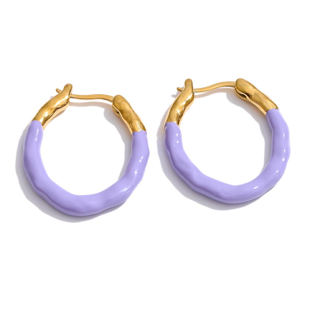 Yhpup Multi-Color Round Y2K Hoop Earrings Golden PVD Stainless Steel High Quality Waterproof Jewelry for 2026 Spring Summer Gift
Yhpup Multi-Color Round Y2K Hoop Earrings Golden PVD Stainless Steel High Quality Waterproof Jewelry for 2026 Spring Summer Gift