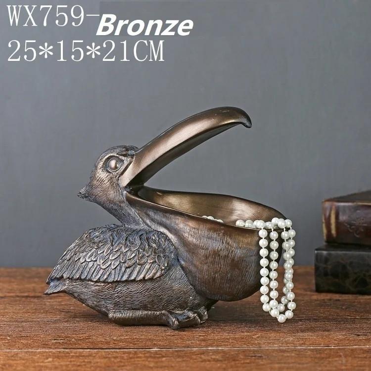 1 Pcs Big Mouth Pelecanus Bird Home Organizer Resin Art Craft For Keys Smart Phone Notebook Scissors Remote Control Case Holders бронзовый
1 Pcs Big Mouth Pelecanus Bird Home Organizer Resin Art Craft For Keys Smart Phone Notebook Scissors Remote Control Case Holders бронзовый