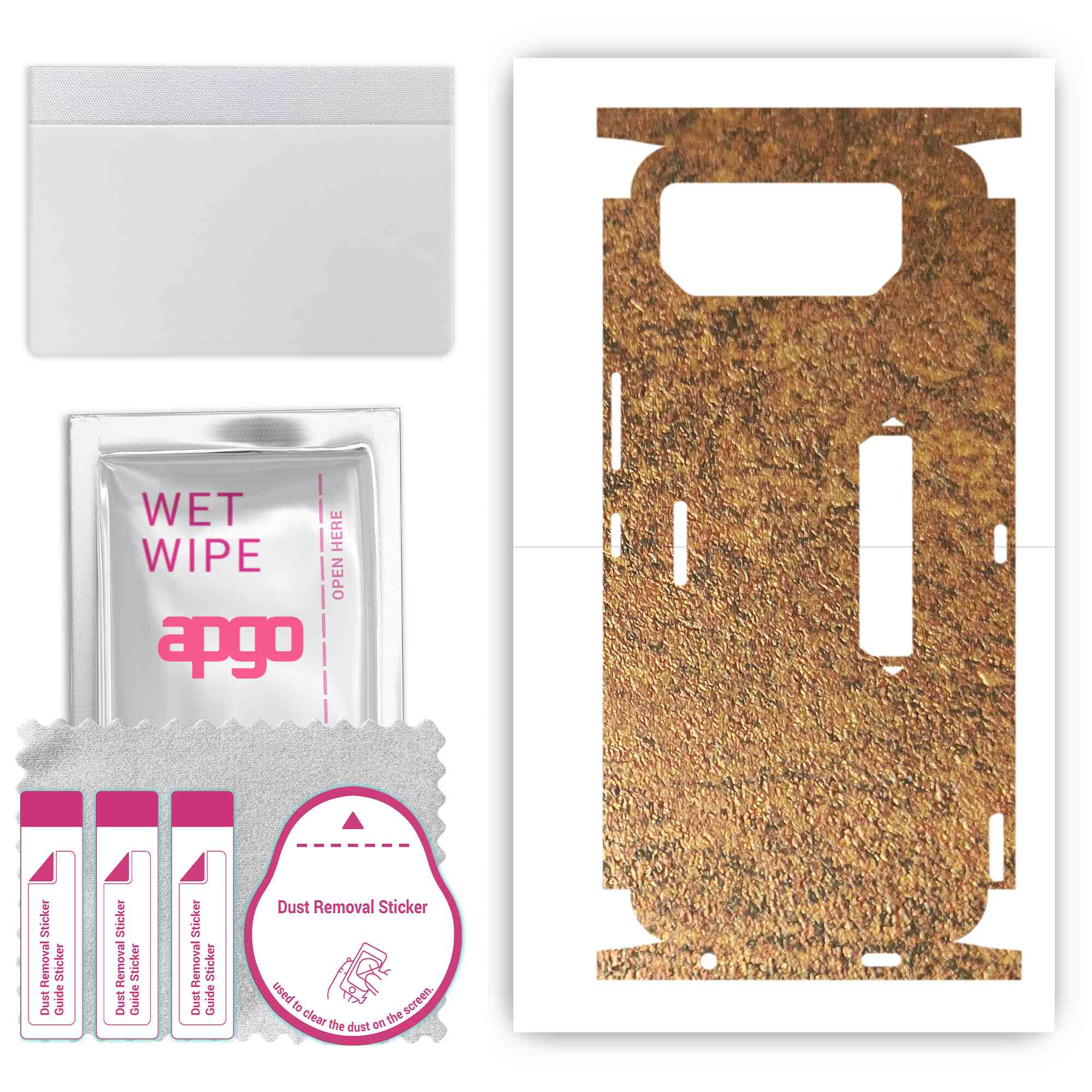 Apgo Protective Skin Sticker for the back+sides compatible with Asus ROG Phone 6, Full Wrap Film, Foil, Vinyl - Pattern Rusty Copper
Apgo Protective Skin Sticker for the back+sides compatible with Asus ROG Phone 6, Full Wrap Film, Foil, Vinyl - Pattern Rusty Copper