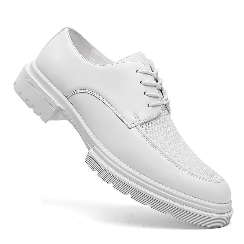 New men s hollow mesh fly-woven casual leather shoes men s British pointed leather sandals Xiyin big shoes 38
New men s hollow mesh fly-woven casual leather shoes men s British pointed leather sandals Xiyin big shoes 38