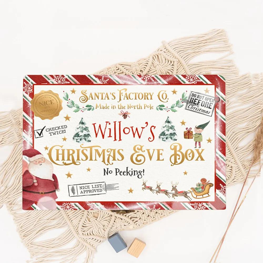 Personalized Custom Name Christmas Eve Box Xmas Gift Wood Christmas Reindeer Box Christmas Present Keepsake Kids Wooden Box 15cm x 10cm x 5cm
Personalized Custom Name Christmas Eve Box Xmas Gift Wood Christmas Reindeer Box Christmas Present Keepsake Kids Wooden Box 15cm x 10cm x 5cm
