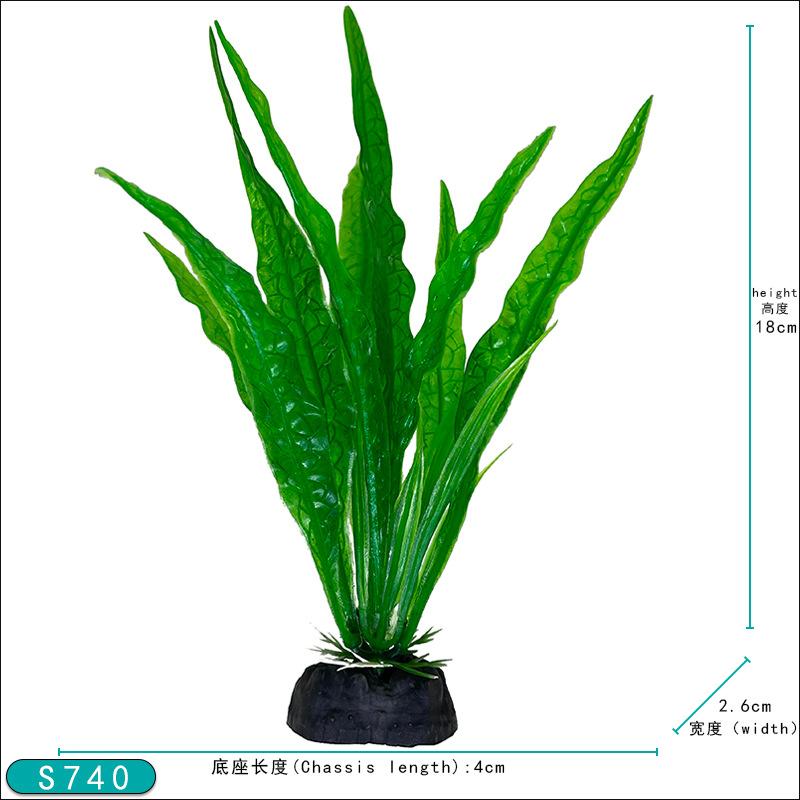 Artificial Aquarium Plant Decoration for Fish Tank Realistic Plastic Water Grass with Weighted Base for Aquatic Landscape 18cm Height One Size зелёный
Artificial Aquarium Plant Decoration for Fish Tank Realistic Plastic Water Grass with Weighted Base for Aquatic Landscape 18cm Height One Size зелёный