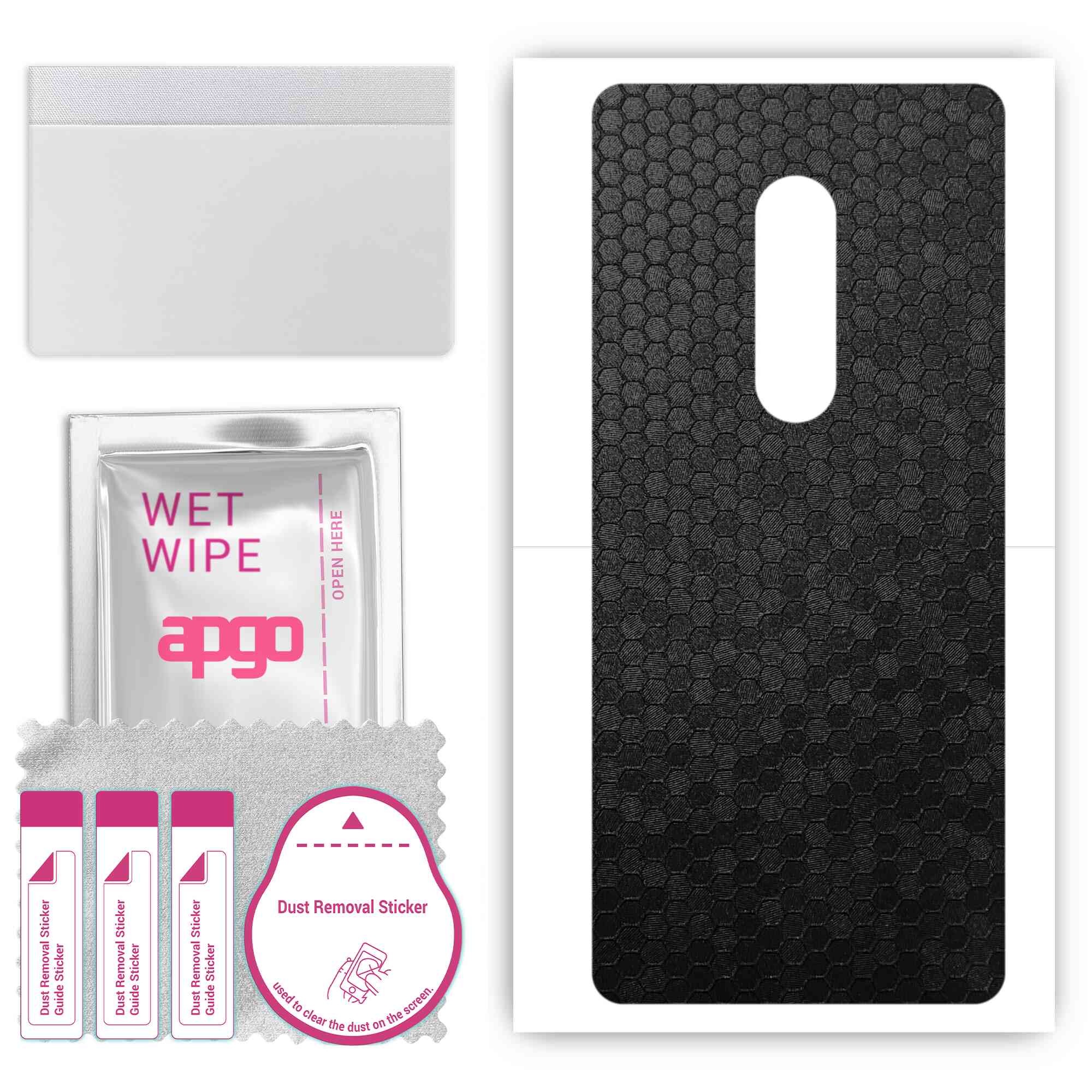 apgo Protective Skin Sticker for the back compatible with Blackview Max 1, Wrap Film, Foil, Vinyl - Pattern Black Honeycomb
apgo Protective Skin Sticker for the back compatible with Blackview Max 1, Wrap Film, Foil, Vinyl - Pattern Black Honeycomb