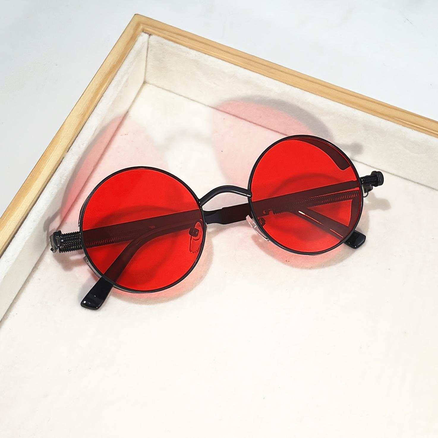 Футуристические стимпанк очки для мужчин, металлические оправы в стиле щитков с градиентными коричневыми линзами красный
Футуристические стимпанк очки для мужчин, металлические оправы в стиле щитков с градиентными коричневыми линзами красный