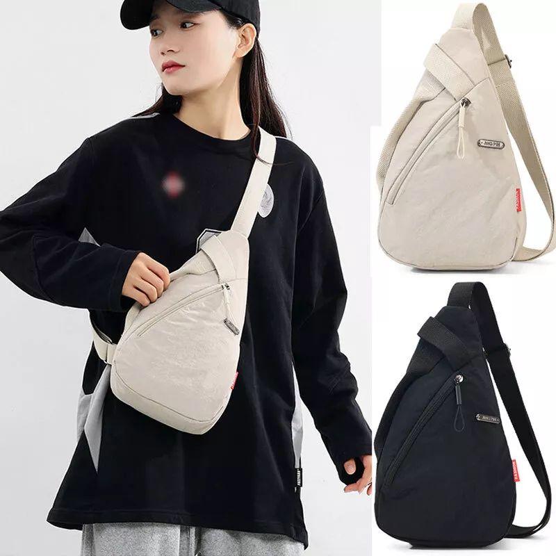 Unisex Nylon Lightweight Crossbody Bag Simple Casual Chest Bag Fashion Couple Shoulder Bag Large Capacity Travel Sling Bag
Unisex Nylon Lightweight Crossbody Bag Simple Casual Chest Bag Fashion Couple Shoulder Bag Large Capacity Travel Sling Bag