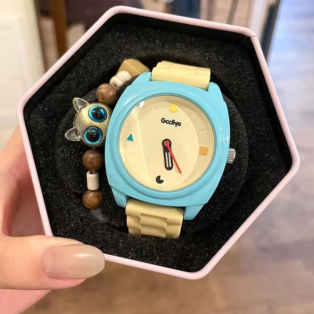 Жіночий годинник GCCLIYO з дофаміновим нішевим колірним блоком, колір абрикосовий - Весняна гора, стиль Xiaohongshu, студентський годинник
Жіночий годинник GCCLIYO з дофаміновим нішевим колірним блоком, колір абрикосовий - Весняна гора, стиль Xiaohongshu, студентський годинник