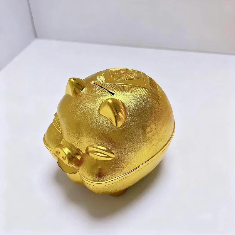 1/2Pcs 6In Large Capacity Golden Piggy Bank Children S Plastic Piggy Bank Desktop Ornament Wealth Attracting Wedding Decoration A1
1/2Pcs 6In Large Capacity Golden Piggy Bank Children S Plastic Piggy Bank Desktop Ornament Wealth Attracting Wedding Decoration A1