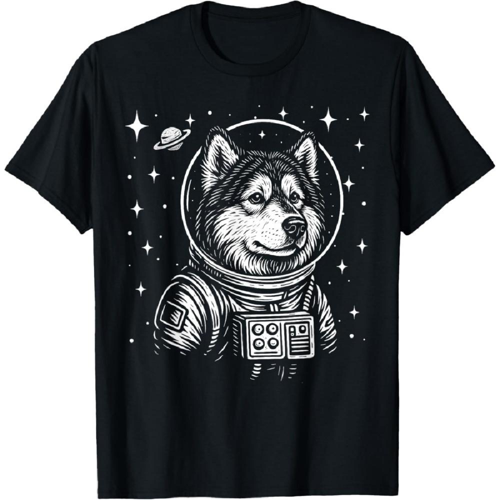 Astronaut Alaskan Malamute Space Galaxy Dog Lovers T-Shirt S
Astronaut Alaskan Malamute Space Galaxy Dog Lovers T-Shirt S