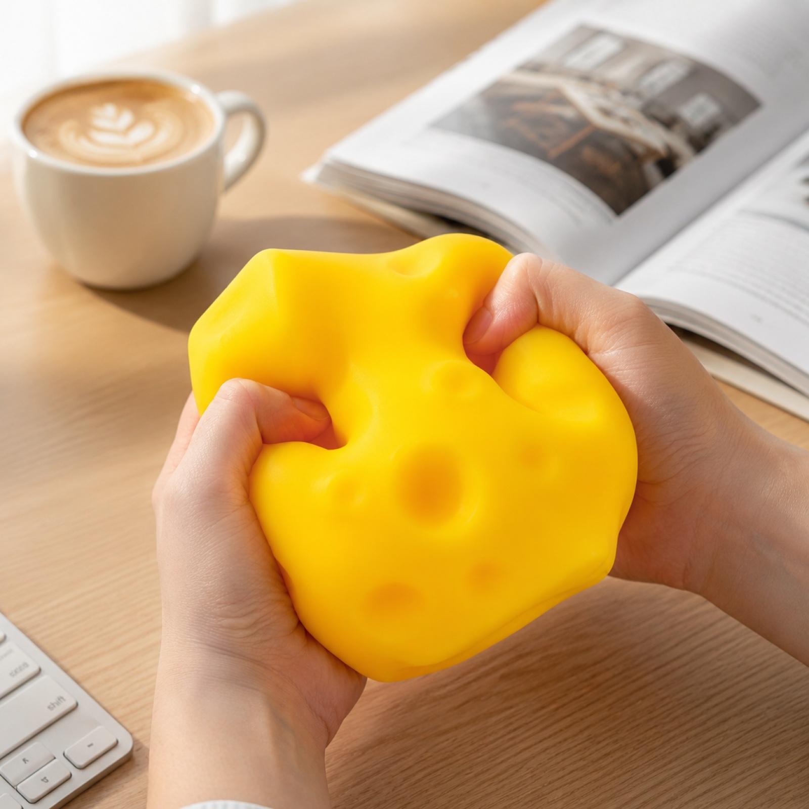 10cm Slow Rebound Cheese Shaped Soft Clay Stress Relief Toy with Packaging Box for Hand Squeeze and Sensory Play One Size
10cm Slow Rebound Cheese Shaped Soft Clay Stress Relief Toy with Packaging Box for Hand Squeeze and Sensory Play One Size