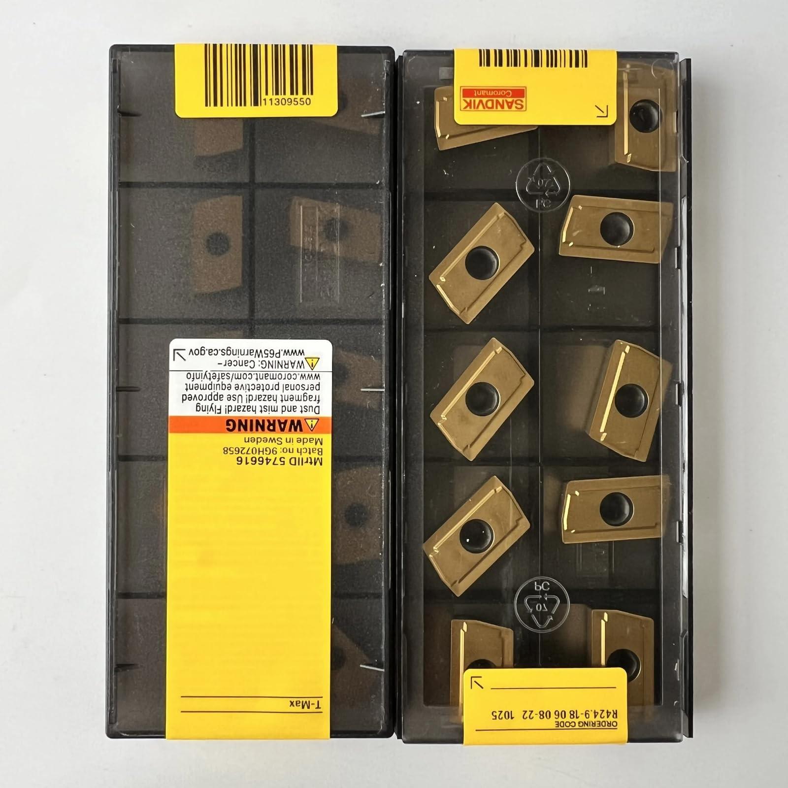 Original Sandvik / R424.9-180608-22 1025 / CNC lathe carbide blade 10 Pcs
Original Sandvik / R424.9-180608-22 1025 / CNC lathe carbide blade 10 Pcs