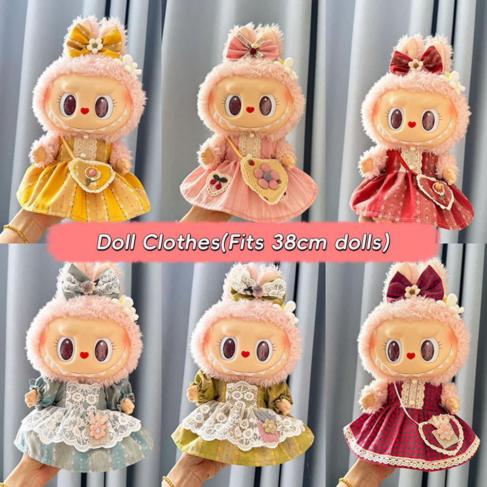 For 38cm Labubu Doll Clothes Fashion Dress Doll Clothes Color Match Shirts Dolls Accessories Cute Decoration Little Clothes 01#
For 38cm Labubu Doll Clothes Fashion Dress Doll Clothes Color Match Shirts Dolls Accessories Cute Decoration Little Clothes 01#