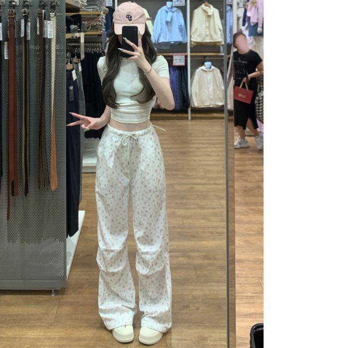 Women s Floral High-Waist Wide Leg Jumpsuit - Summer Casual Versatile Pants (White) Extra Large білий
Women s Floral High-Waist Wide Leg Jumpsuit - Summer Casual Versatile Pants (White) Extra Large білий