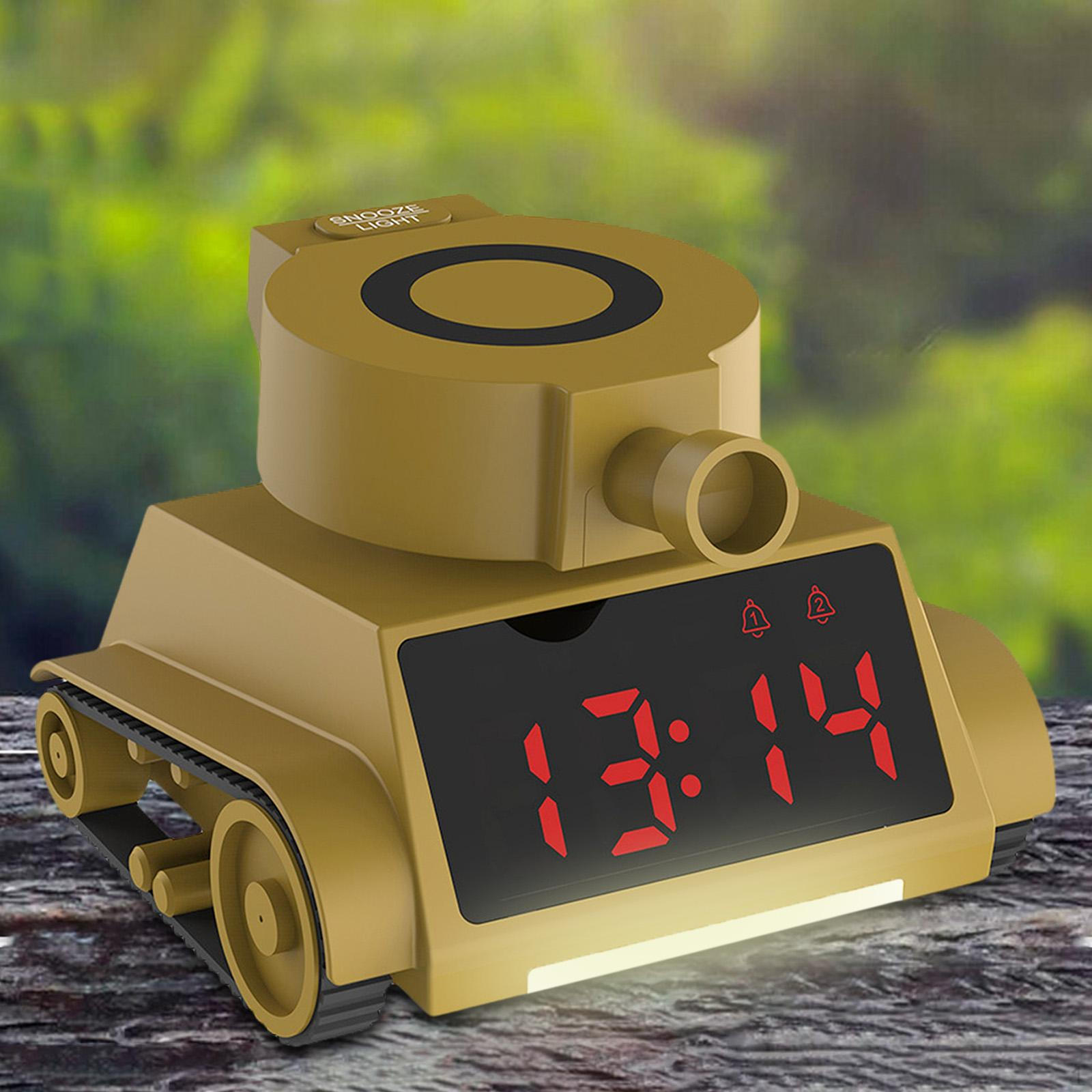 Tank Clock Dual Alarms Snooze Function USB Charging Night Lights for Girls
Tank Clock Dual Alarms Snooze Function USB Charging Night Lights for Girls
