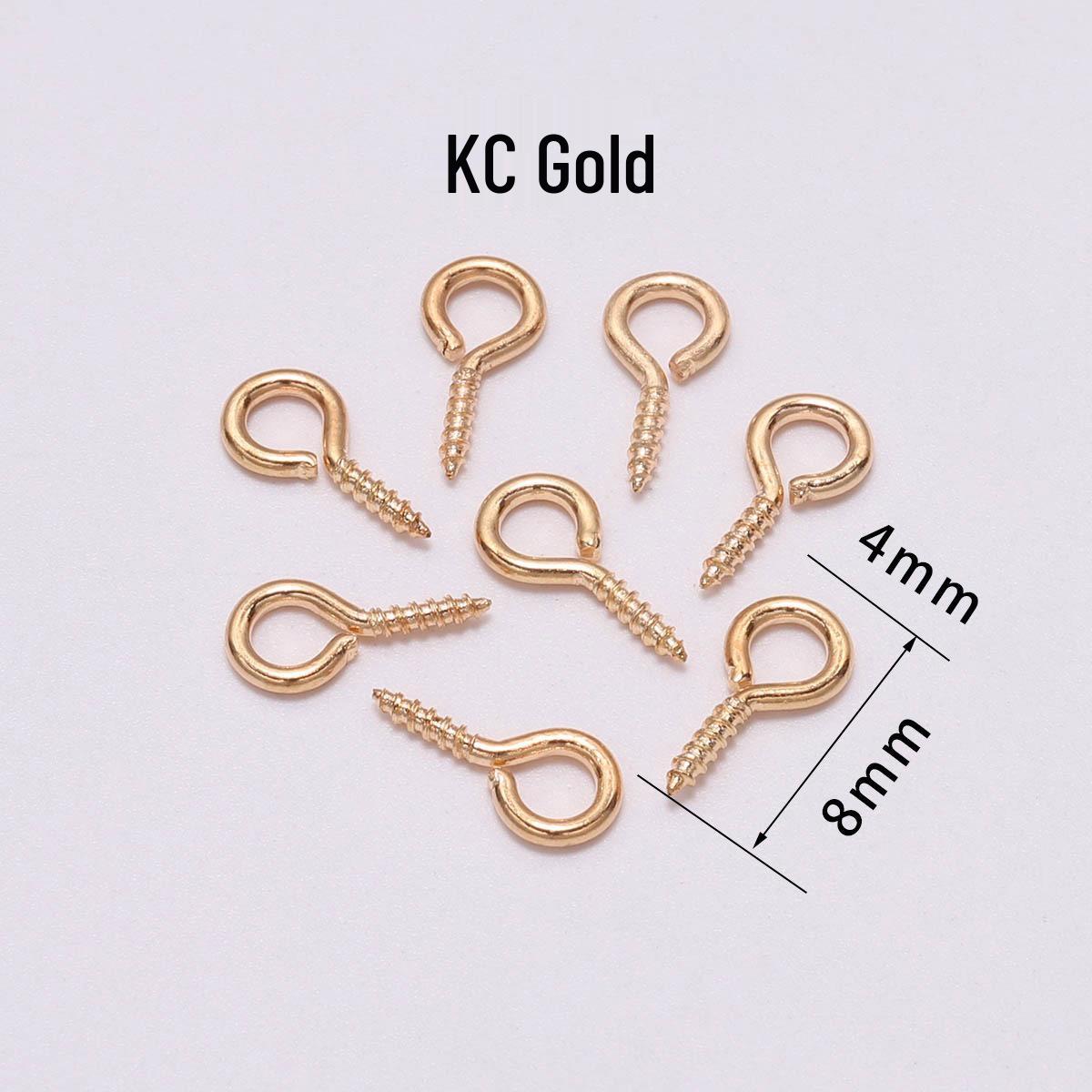 Handmade Jewelry Accessories: Horn Nail, Eye Pin, Pearl Nail, Self-Tapping Screw Nail, Hook, Hanging Ring. 4x8mm (200 pcs)
Handmade Jewelry Accessories: Horn Nail, Eye Pin, Pearl Nail, Self-Tapping Screw Nail, Hook, Hanging Ring. 4x8mm (200 pcs)