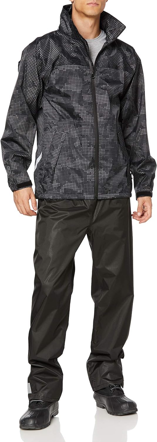Pirarucu Rain Suit with Rain Shaker, Rotating Hood, Breathable and Waterproof, Black, Size L
Pirarucu Rain Suit with Rain Shaker, Rotating Hood, Breathable and Waterproof, Black, Size L