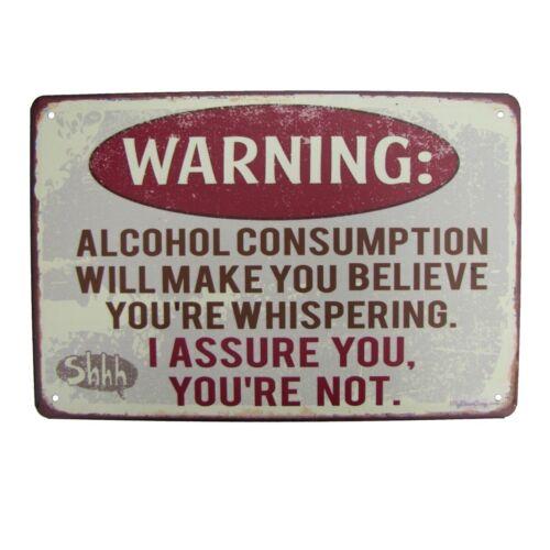 Funny Metal Warning Alcohol Whispering Wall Sign Man Cave Garage Bar Pub DecorAluminum 30x40cm(11.8x15.7inch)
Funny Metal Warning Alcohol Whispering Wall Sign Man Cave Garage Bar Pub DecorAluminum 30x40cm(11.8x15.7inch)