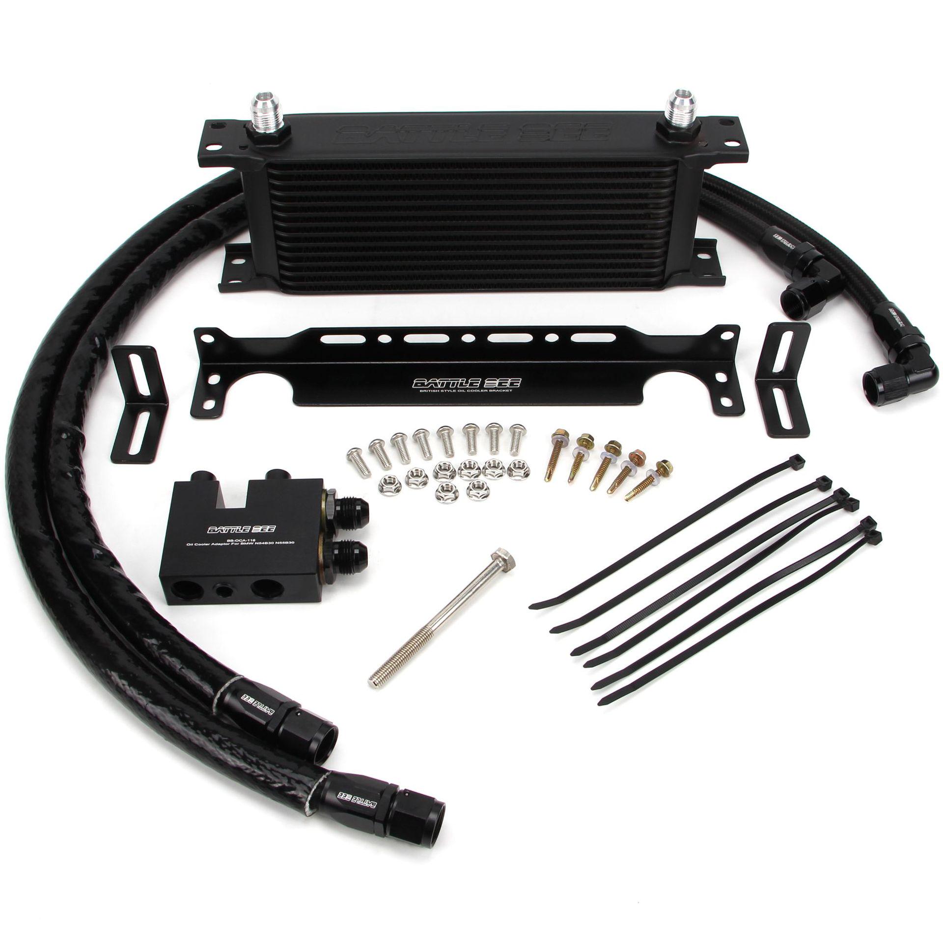 BMW F Series Oil Cooler Kit for 135i/335i N54/N55 Engines (Retrofit Type)
BMW F Series Oil Cooler Kit for 135i/335i N54/N55 Engines (Retrofit Type)