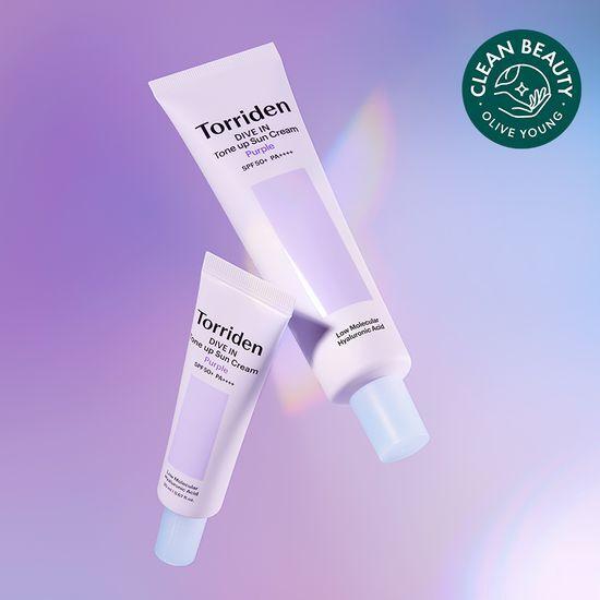 TORRIDEN Dive-in Purple Tone-Up Sunscreen 60ml Increased Volume (+20ml)
TORRIDEN Dive-in Purple Tone-Up Sunscreen 60ml Increased Volume (+20ml)