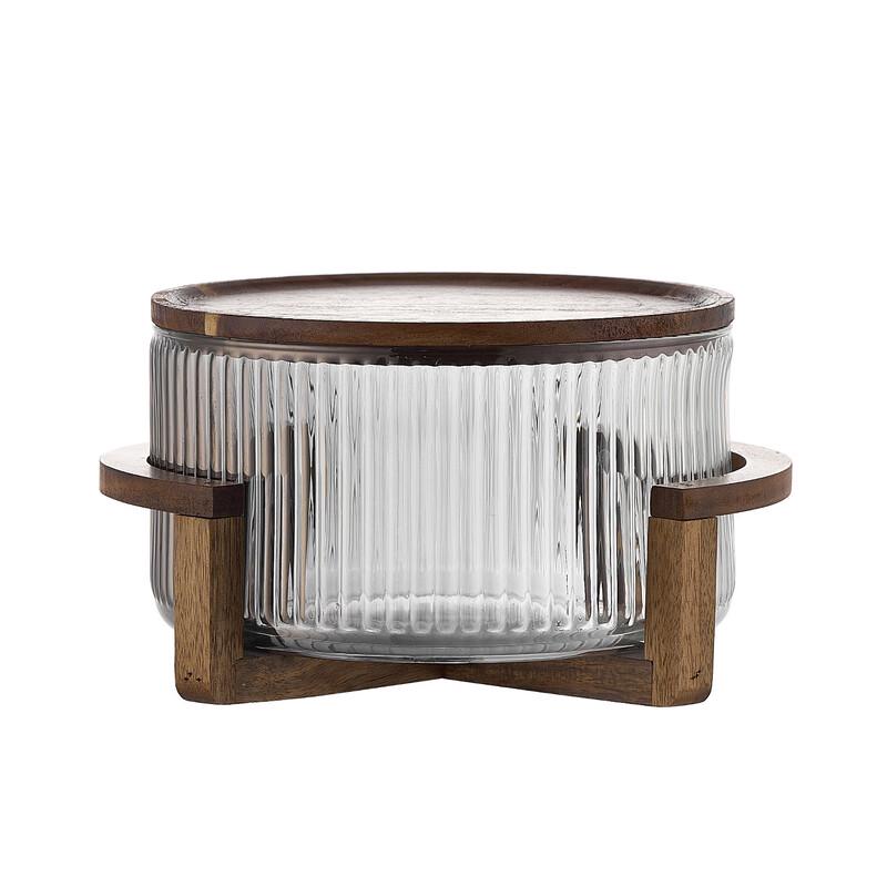 Abay Striped Glass Fruit & Salad Bowl
Abay Striped Glass Fruit & Salad Bowl