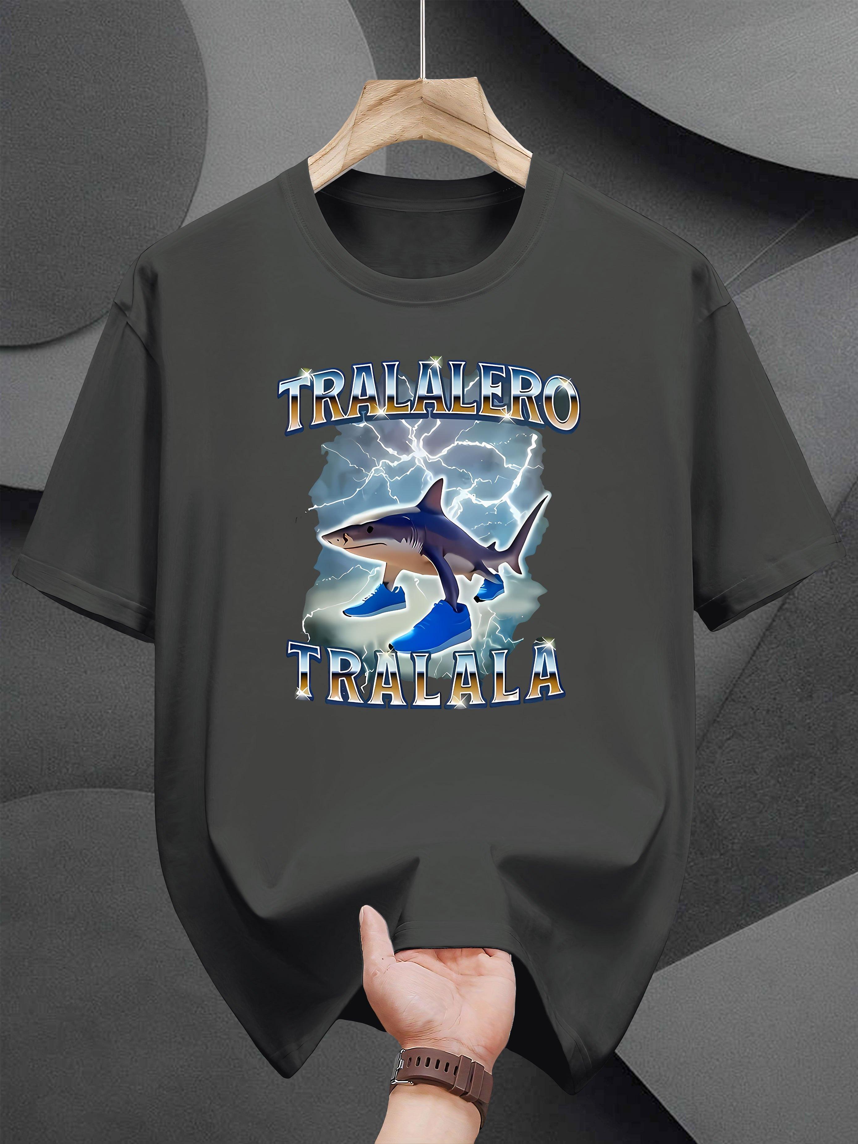 Casual Short Sleeve T-shirt with Shark Graphic Print - Black Summer Round Neck Tee for Adults XXXXL
Casual Short Sleeve T-shirt with Shark Graphic Print - Black Summer Round Neck Tee for Adults XXXXL