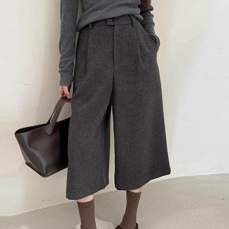 Plus Size Women s Elastic High Waist Woolen Wide-Leg Pants - Slimming, Versatile, Casual. 4XL (Recommended 155-175 jin) сірий колір
Plus Size Women s Elastic High Waist Woolen Wide-Leg Pants - Slimming, Versatile, Casual. 4XL (Recommended 155-175 jin) сірий колір