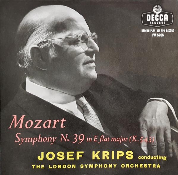 10inch Record WOLFGANG AMADEUS MOZART LONDON SYM Symphony No. 39 In E Flat Major K. LW5265 DECCA 1957 UK Classical Used
10inch Record WOLFGANG AMADEUS MOZART LONDON SYM Symphony No. 39 In E Flat Major K. LW5265 DECCA 1957 UK Classical Used