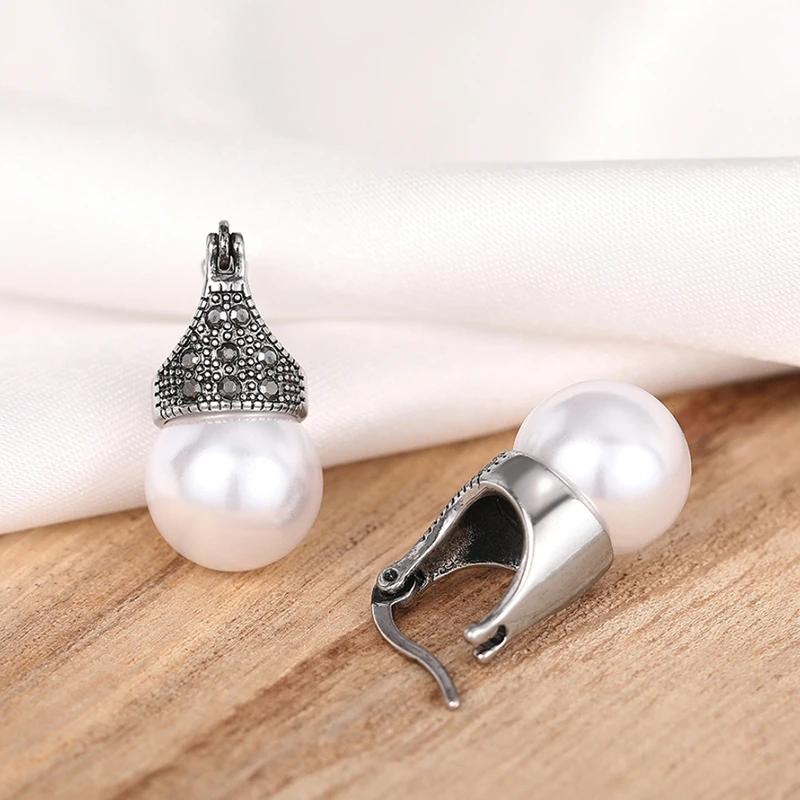 Huitan Vintage Heart/Rose Simulated Pearl Earrings for Women Creative Design Temperament Elegant Lady Wedding Party New Zircon
Huitan Vintage Heart/Rose Simulated Pearl Earrings for Women Creative Design Temperament Elegant Lady Wedding Party New Zircon