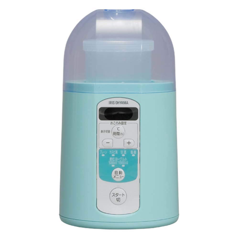 Iris Ohyama Yogurt Maker, Drinkable Yogurt, Automatic Menu, Mint Green, Recipe Book Included, KYM-013-MG
Iris Ohyama Yogurt Maker, Drinkable Yogurt, Automatic Menu, Mint Green, Recipe Book Included, KYM-013-MG