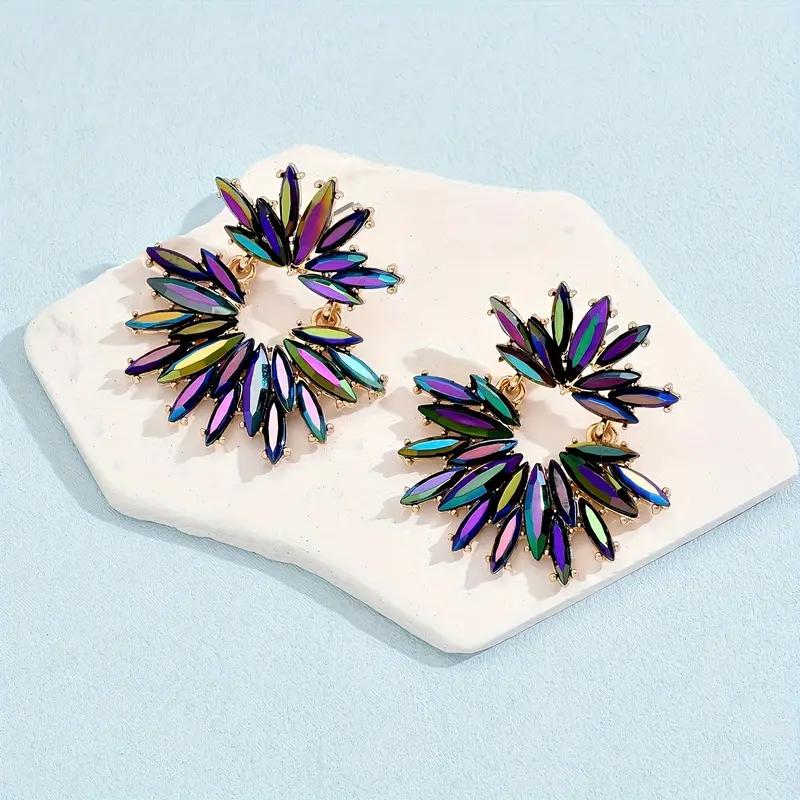 1 пара Гламурные Элегантные Красочные Хрустальные Серьги-подвески в виде цветов Винтажные Роскошные Серьги-капли
1 пара Гламурные Элегантные Красочные Хрустальные Серьги-подвески в виде цветов Винтажные Роскошные Серьги-капли