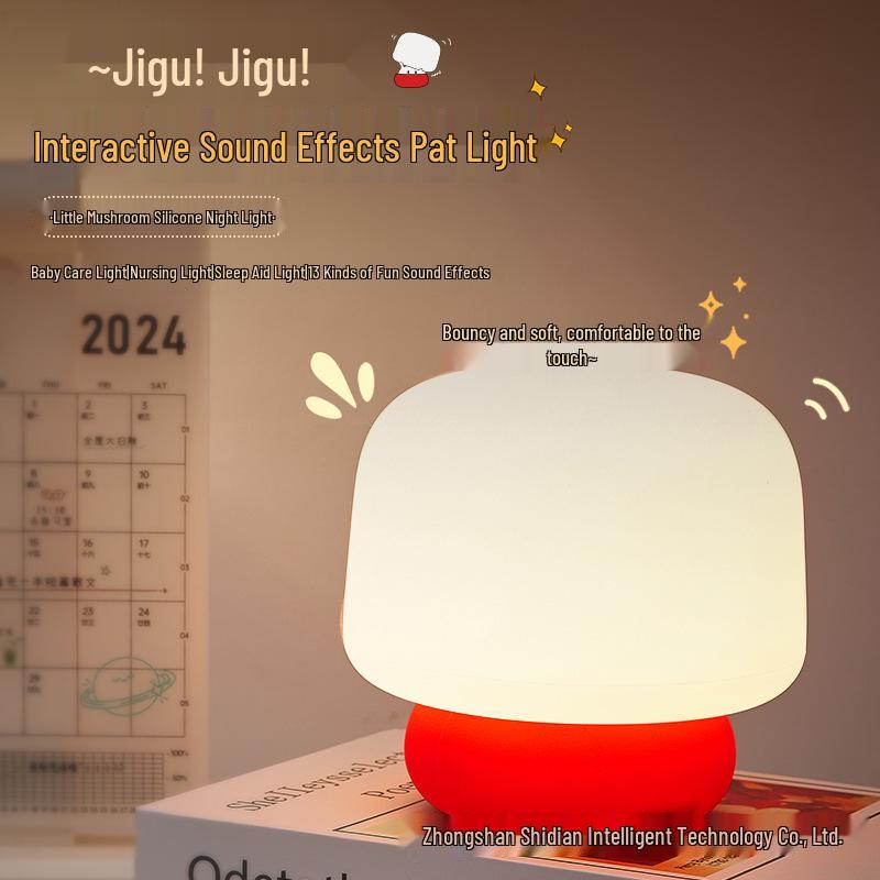 Silicone Mushroom Night Light: USB Rechargeable LED Bedside Lamp with Cute Cartoon Design 2W
Silicone Mushroom Night Light: USB Rechargeable LED Bedside Lamp with Cute Cartoon Design 2W