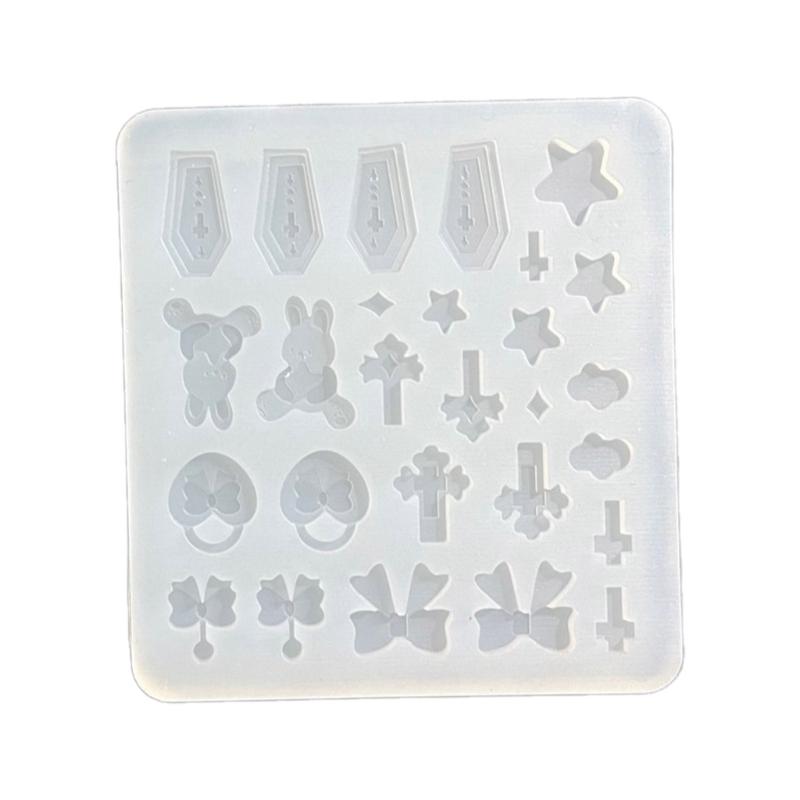Quicksand Resin Casting Mold Bowknot Star Pendant Molds Crystal Silicone Mould Epoxy Resin Keychain Jewelry Making Molds 1
Quicksand Resin Casting Mold Bowknot Star Pendant Molds Crystal Silicone Mould Epoxy Resin Keychain Jewelry Making Molds 1