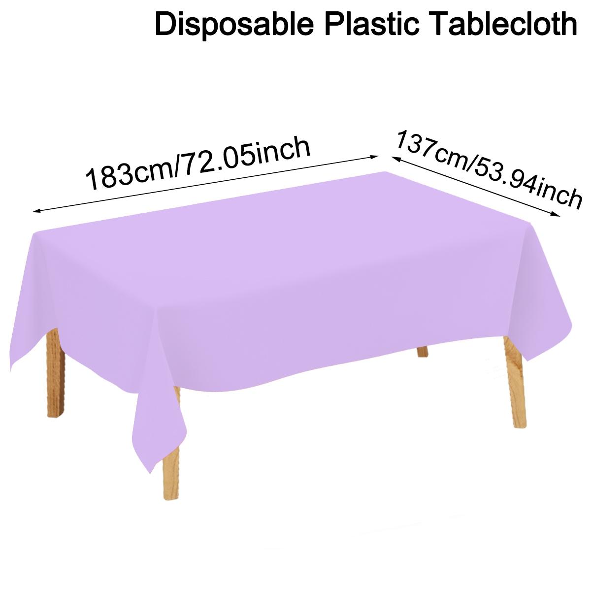 Disposable Solid Color Tablecloth Birthday Party Wedding Christmas Table Cover for Home Kitchen Dining Rectangle Tablecovers 1-pack
Disposable Solid Color Tablecloth Birthday Party Wedding Christmas Table Cover for Home Kitchen Dining Rectangle Tablecovers 1-pack