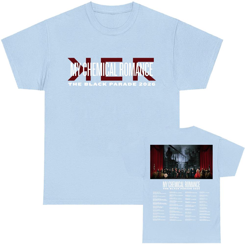 THE BLACK PARADE 2026 Tour T-shirt Rock Band My Chemical Romance Tshirts Short Sleeve Cotton T Shirt Unisex Streetwear L
THE BLACK PARADE 2026 Tour T-shirt Rock Band My Chemical Romance Tshirts Short Sleeve Cotton T Shirt Unisex Streetwear L
