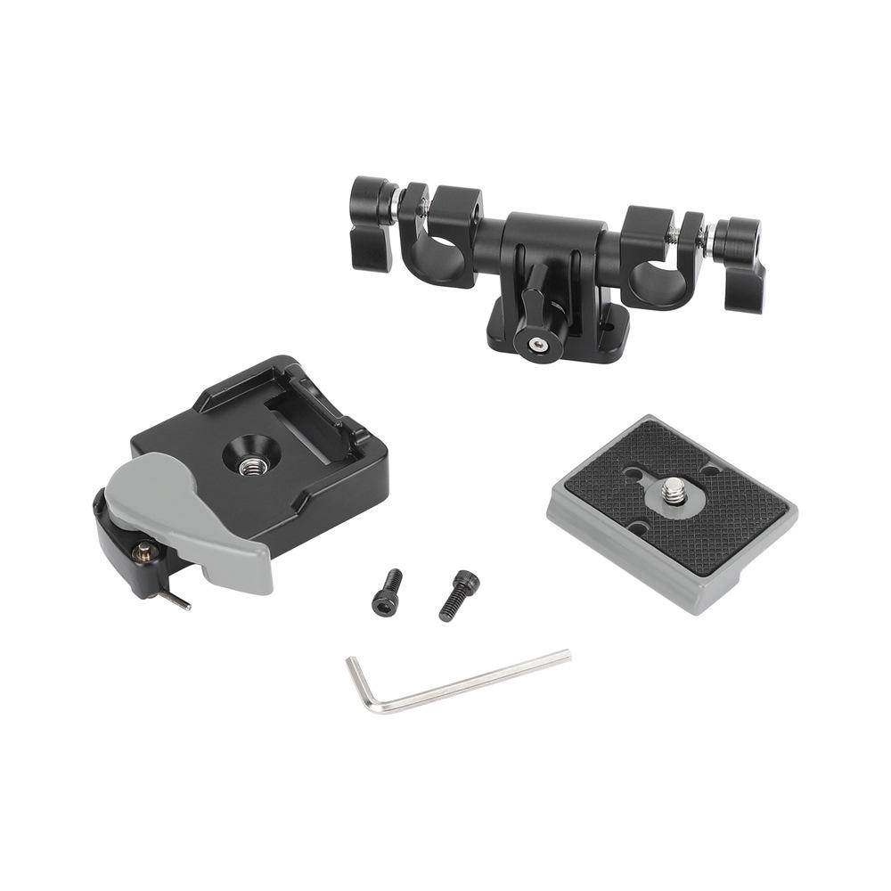 CAMVATE 200PL-14 RC2 Quick Release Tripod Plate with 15mm Dual Hole Rod Clamp. чёрный
CAMVATE 200PL-14 RC2 Quick Release Tripod Plate with 15mm Dual Hole Rod Clamp. чёрный