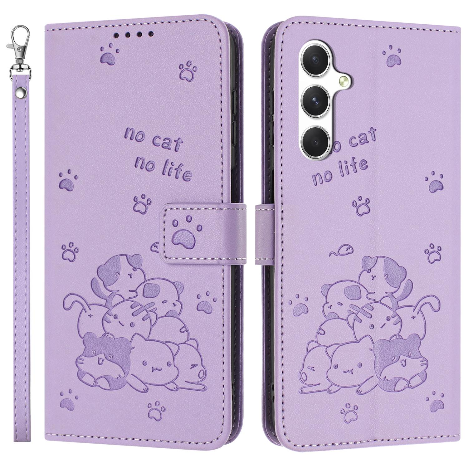 For Samsung Galaxy A14 5G/4G Case with Strap Cats Imprint Leather Wallet Phone Cover A
For Samsung Galaxy A14 5G/4G Case with Strap Cats Imprint Leather Wallet Phone Cover A