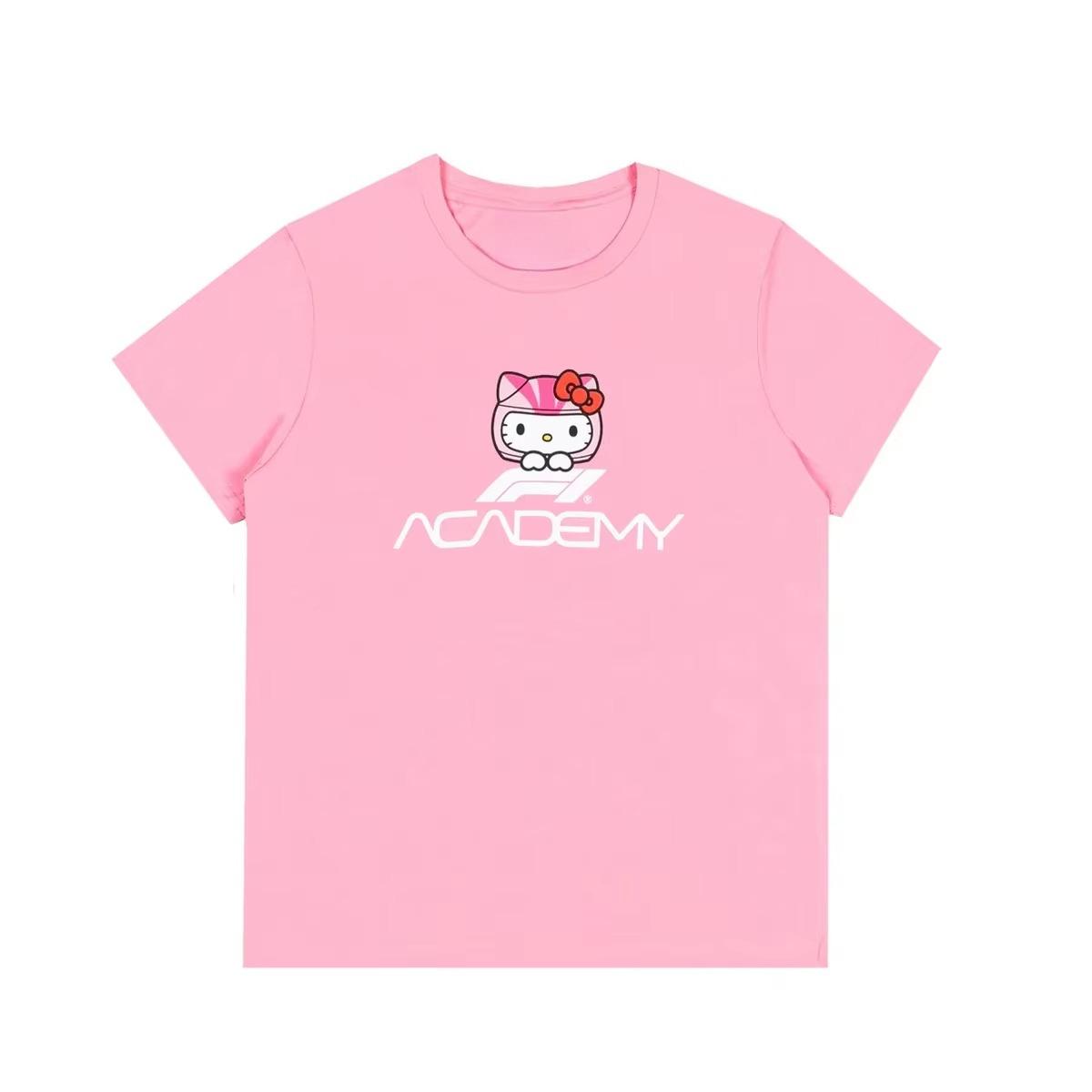 2026 Summer Hot Pink Hello of Racing Helmet Kitty Cotton Printed Tshirts Adult Parentchild Outfit Coat S
2026 Summer Hot Pink Hello of Racing Helmet Kitty Cotton Printed Tshirts Adult Parentchild Outfit Coat S