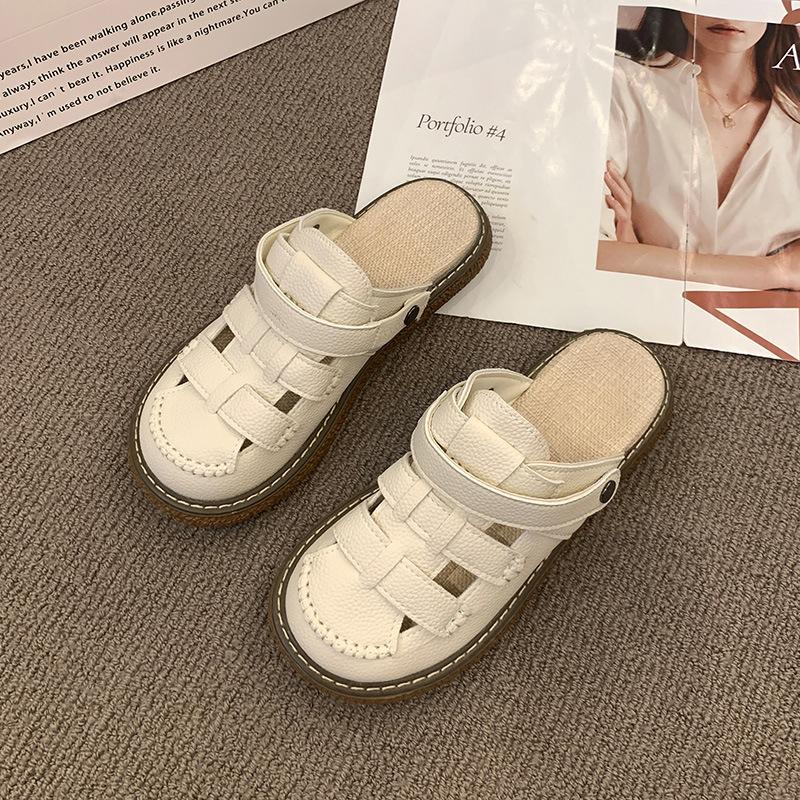 Босоножки Баотоу женские туфли с отверстиями новая весна и лето два способа носки Баотоу полушлепанцы для улицы беременные женщины одинарная обувь 40
Босоножки Баотоу женские туфли с отверстиями новая весна и лето два способа носки Баотоу полушлепанцы для улицы беременные женщины одинарная обувь 40