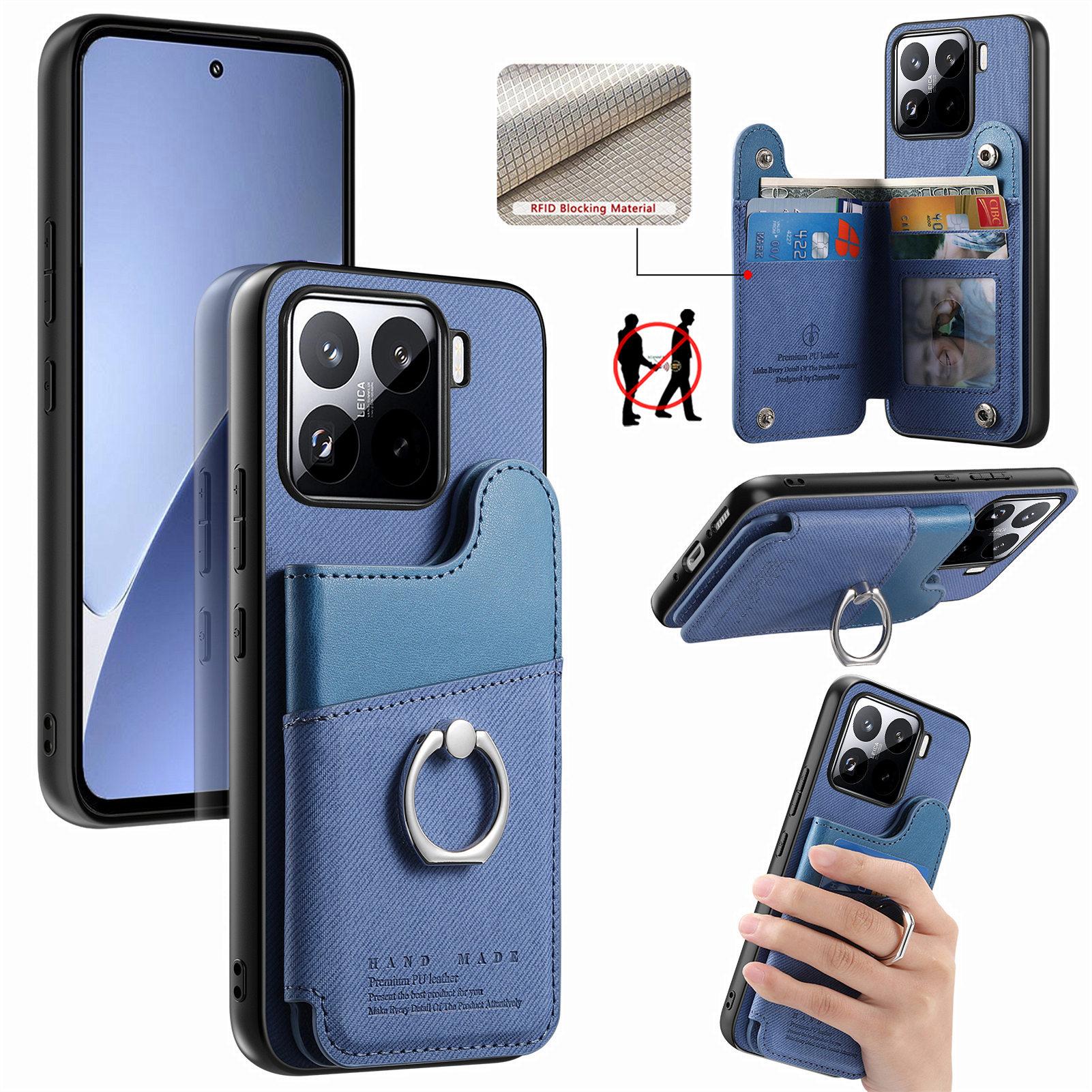 For Xiaomi 15 Pro Case with Card Holder Kickstand Leather+TPU+PC Phone Cover Blue
For Xiaomi 15 Pro Case with Card Holder Kickstand Leather+TPU+PC Phone Cover Blue