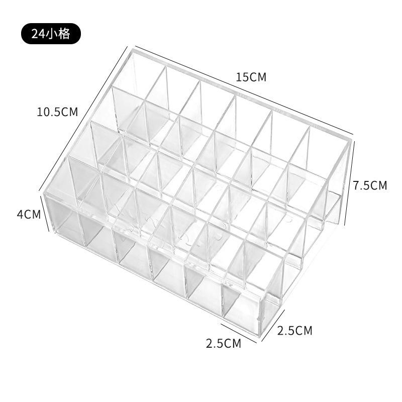 24-Compartment Art Supply Organizer Acrylic Divided Storage Box Holds crayons, brushes, and other items XL
24-Compartment Art Supply Organizer Acrylic Divided Storage Box Holds crayons, brushes, and other items XL
