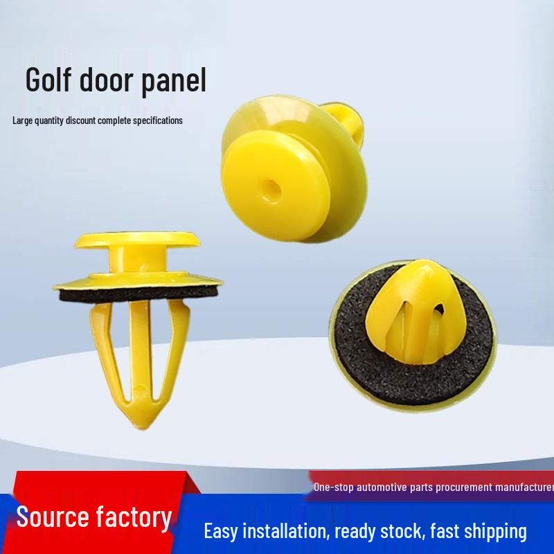 Universal Push-Type Plastic Rivet for Car Door Panels - Suitable for Golf 10 pieces/bag
Universal Push-Type Plastic Rivet for Car Door Panels - Suitable for Golf 10 pieces/bag