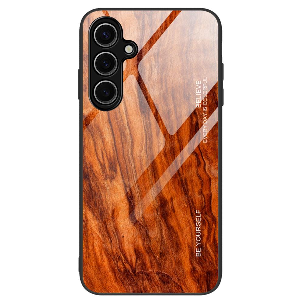 For Samsung Galaxy A26 5G Case TPU+Tempered Glass Back Phone Cover Wood Texture Coffee
For Samsung Galaxy A26 5G Case TPU+Tempered Glass Back Phone Cover Wood Texture Coffee
