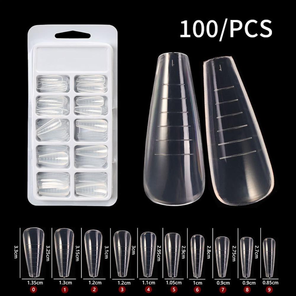 100pcs New Acrylic Fake Nail Flakes Transparent Quick Building Nail Art Molds Nail Form Full Cover Nail Extension Manicure Tool
100pcs New Acrylic Fake Nail Flakes Transparent Quick Building Nail Art Molds Nail Form Full Cover Nail Extension Manicure Tool