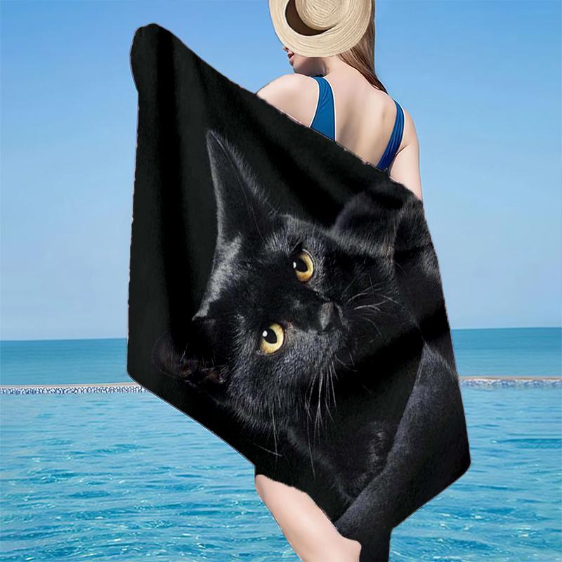 Glamorous Cat In Shades Beach Towel, Super Soft Microfiber, Gift for Her/Him, Birthday, for Pool, Beach, Travel, Home Decor Fan gifts 70cmx140cm(27x55inch)
Glamorous Cat In Shades Beach Towel, Super Soft Microfiber, Gift for Her/Him, Birthday, for Pool, Beach, Travel, Home Decor Fan gifts 70cmx140cm(27x55inch)