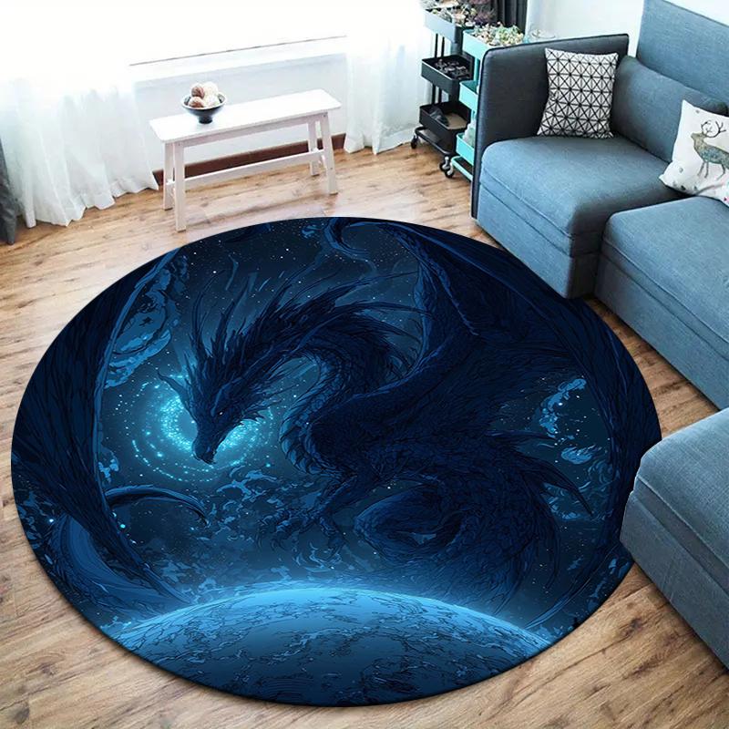 dragon Round Area Rug,Carpet Rug for Living Room Bedroom Sofa Playroom Decor,Non-slip Floor Mat 80cmx80cm
dragon Round Area Rug,Carpet Rug for Living Room Bedroom Sofa Playroom Decor,Non-slip Floor Mat 80cmx80cm
