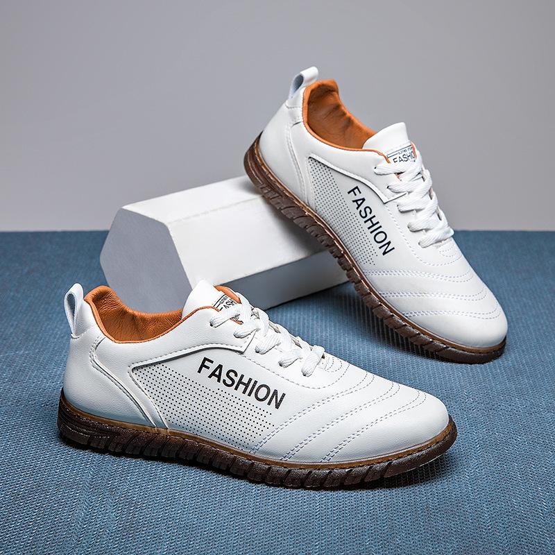 Black and white leather shoes men s spring and autumn new men s casual leather shoes soft-soled non-slip shoes men 44 белый
Black and white leather shoes men s spring and autumn new men s casual leather shoes soft-soled non-slip shoes men 44 белый