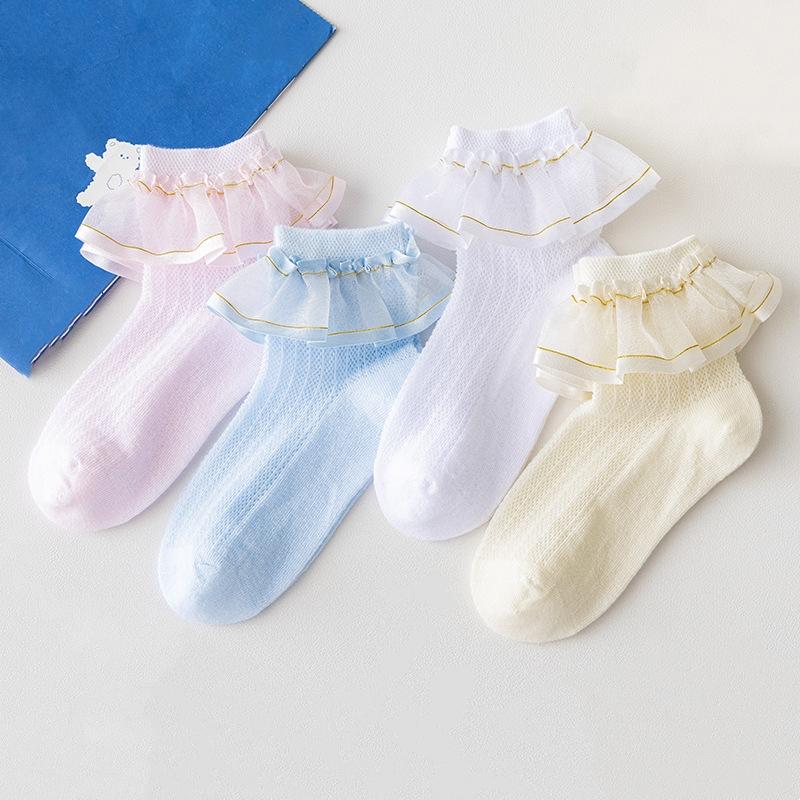 Children s Socks For Girls Summer Thin Mesh Kids Ruffle Lace Princess Sock Student Dance Girl Fashion Cotton Socks For 1-15Years XL(10-15y) білий
Children s Socks For Girls Summer Thin Mesh Kids Ruffle Lace Princess Sock Student Dance Girl Fashion Cotton Socks For 1-15Years XL(10-15y) білий