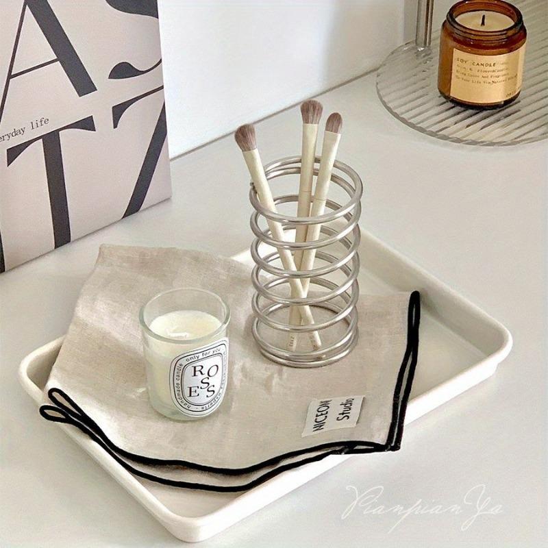New Stainless Steel Toothbrush Holder Metal Bathroom Accessories Tool for Toothpaste Makeup Brush Storage Rack Home Decoration
New Stainless Steel Toothbrush Holder Metal Bathroom Accessories Tool for Toothpaste Makeup Brush Storage Rack Home Decoration
