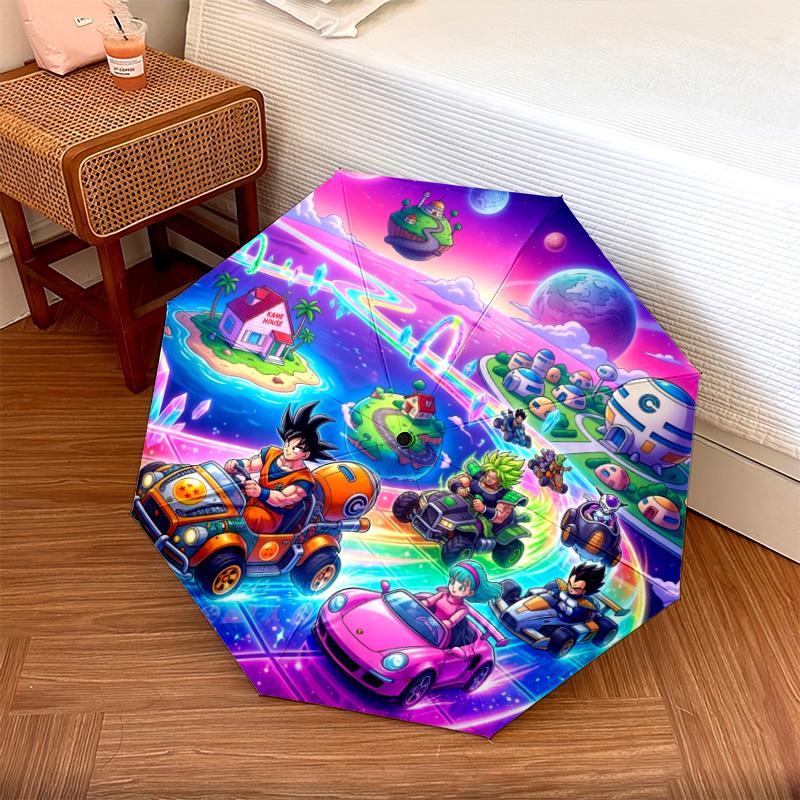 1PC Automatic Folding Umbrella Dragon Ball Goku Pattern 8 Ribs Portable Foldable Travel Umbrella Christmas Birthday Gift разноцветный
1PC Automatic Folding Umbrella Dragon Ball Goku Pattern 8 Ribs Portable Foldable Travel Umbrella Christmas Birthday Gift разноцветный